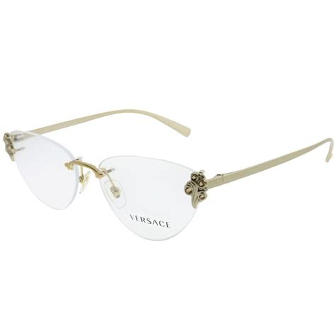 versace rimless prescription glasses|Versace rimless glasses for women.